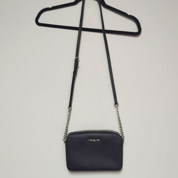 Michael Kors Black And Silver Bag - Picture 1 of 8